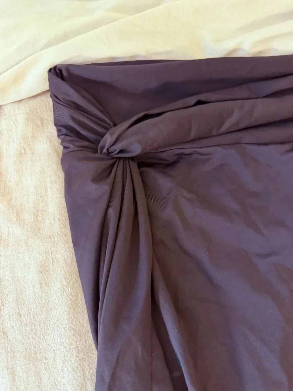SKIMS Signature Swim Sarong Skirt - Onyx - 2X